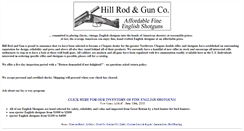 Desktop Screenshot of hillrodandgun.com